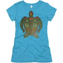 Ladies Slim Fit Super Soft Triblend Tee