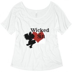 Ladies Flowy Slouchy Tee