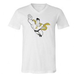 Unisex V-Neck Jersey Tee