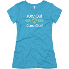 Ladies Slim Fit Super Soft Triblend Tee