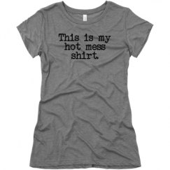 Ladies Slim Fit Super Soft Triblend Tee