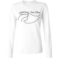Ladies Relaxed Fit Basic Long Sleeve Tee