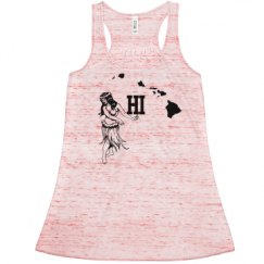 Ladies Flowy Racerback Tank
