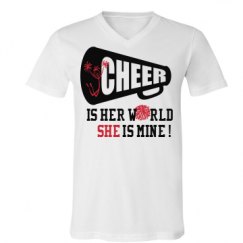 Unisex V-Neck Jersey Tee