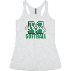 Ladies Slim Fit Super Soft Racerback Triblend Tank