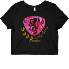 Ladies Slim Fit Crop Top Tee