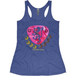 Ladies Slim Fit Super Soft Racerback Triblend Tank