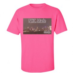 Unisex Ultra Cotton Safety Neon Crewneck Tee