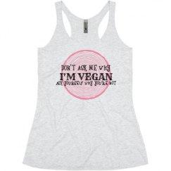 Ladies Slim Fit Super Soft Racerback Triblend Tank