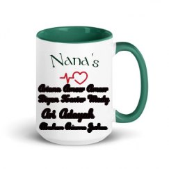 15oz Ceramic Mug with Color Inside