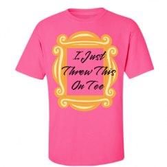 Unisex Ultra Cotton Safety Neon Crewneck Tee