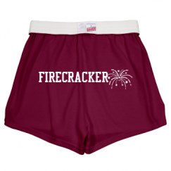 Slim Fit Cheer Shorts