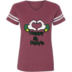 Ladies Relaxed Fit Vintage Sports Tee