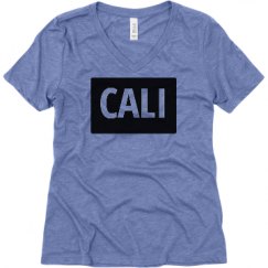 Ladies Relaxed Fit Super Soft Triblend V-Neck Tee