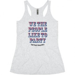 Ladies Slim Fit Super Soft Racerback Triblend Tank