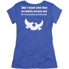 Ladies Slim Fit Super Soft Triblend Tee