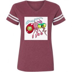 Ladies Relaxed Fit Vintage Sports Tee