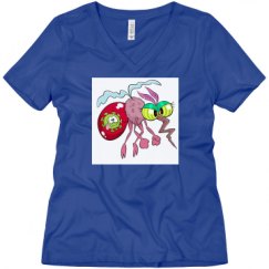 Ladies Relaxed Fit V-Neck Tee