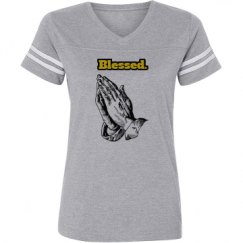 Ladies Relaxed Fit Vintage Sports Tee