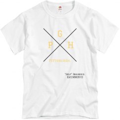PGH T Shirt White Yellow Blk