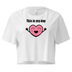 Ladies Festival Cali Crop Top Tee