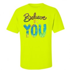 Unisex Ultra Cotton Safety Neon Crewneck Tee