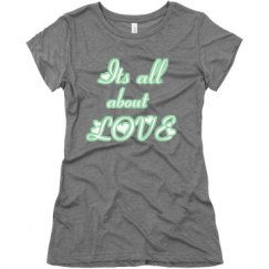 Ladies Slim Fit Super Soft Triblend Tee