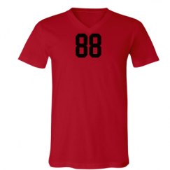 Unisex V-Neck Jersey Tee