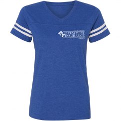 Ladies Relaxed Fit Vintage Sports Tee NAVY