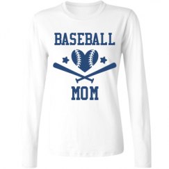 Ladies Relaxed Fit Basic Long Sleeve Tee