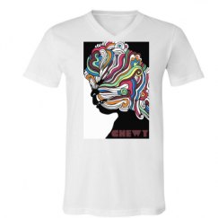 Unisex V-Neck Jersey Tee