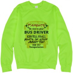 Unisex Neon Crewneck Sweatshirt