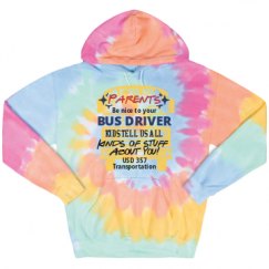 Unisex Tie-Dye Fleece Hoodie