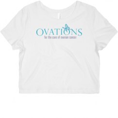 Ladies Slim Fit Crop Top Tee