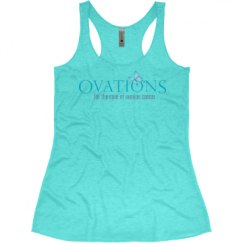 Ladies Slim Fit Super Soft Racerback Triblend Tank