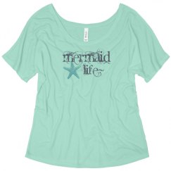 Ladies Flowy Slouchy Tee