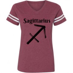 Ladies Relaxed Fit Vintage Sports Tee