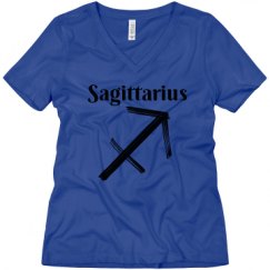 Ladies Relaxed Fit V-Neck Tee