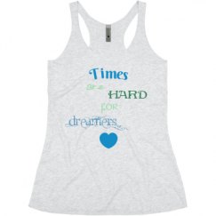 Ladies Slim Fit Super Soft Racerback Triblend Tank
