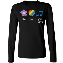 Ladies Relaxed Fit Basic Long Sleeve Tee