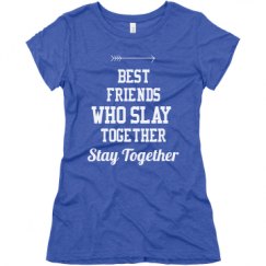 Ladies Slim Fit Super Soft Triblend Tee