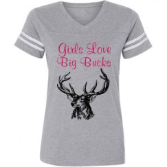 Ladies Relaxed Fit Vintage Sports Tee