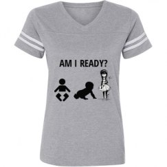 Ladies Relaxed Fit Vintage Sports Tee