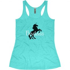 Badass Unicorn -Teal