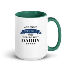 15oz Ceramic Mug with Color Inside