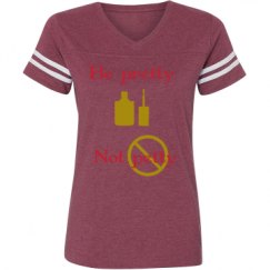 Ladies Relaxed Fit Vintage Sports Tee