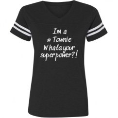 Ladies Relaxed Fit Vintage Sports Tee