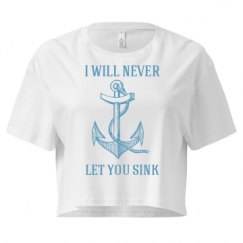 Ladies Festival Cali Crop Top Tee