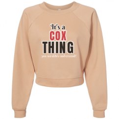 Women's Raglan Pullover Fleece