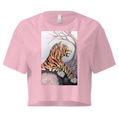 Ladies Festival Cali Crop Top Tee